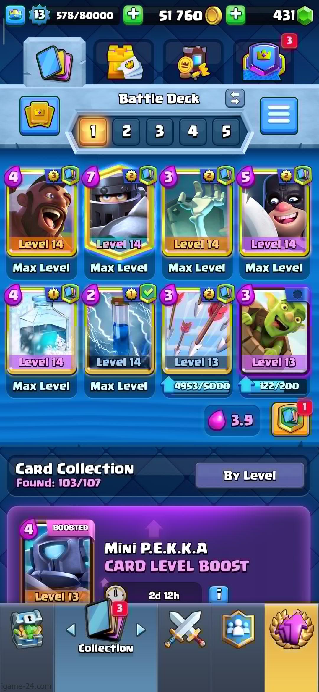 3 WITH 12MAXED CARDdetrre