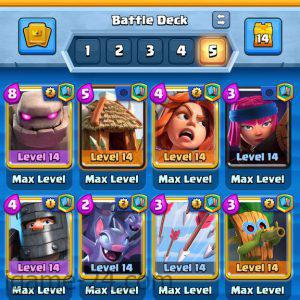 ROYALE LEVEL50 WITH 65 MAXED CARD