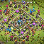 COC TOWN HALL 12 WITH 4K GEMS | LEVEL148 | KB50 AQ56 GW24