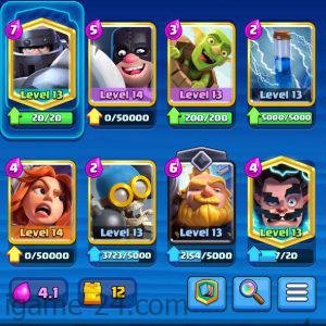 ROYALE LEVEL37 WITH 8MAXED CARD