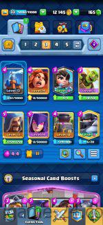 ROYALE LEVEL33 WITH 6MAXED CARD