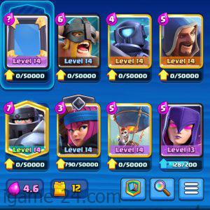 ROYALE LEVEL37 WITH 9MAXED CARD AND 59EMOTE