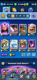 ROYALE LEVEL42 WITH 17MAXED CARD