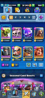 ROYALE LEVEL37 WITH 10MAXED CARD