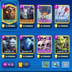 ROYALE LEVEL39 WITH 9MAXED CARD