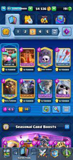 ROYALE LEVEL51 WITH 55MAXED CARD