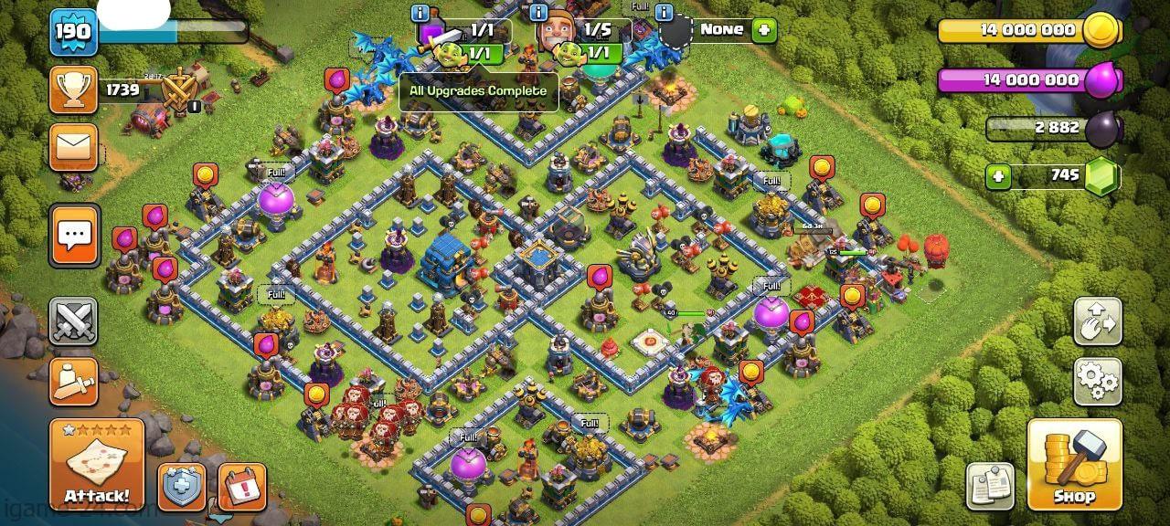 IMG ۲۰۲۳۱۰۱۴ ۱۸۱۴۰۰ min min COC TOWN HALL 12 FULLY MAX | LEVEL190 | KB64 AQ65 GW40