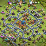 COC TOWN HALL 12 NEAR FULLY MAX | LEVEL169 | KB65 AQ65 GW40