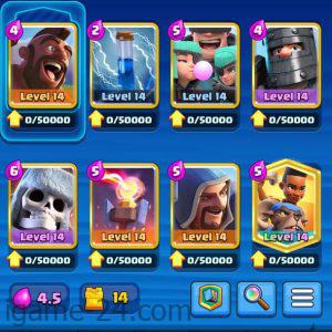 ROYALE LEVEL43 WITH 16MAXED CARD