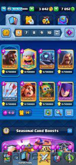 ROYALE LEVEL45 WITH 25MAXED CARD