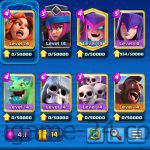 ROYALE LEVEL50 WITH 53MAXED CARD AND 4K GEMS