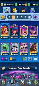 ROYALE LEVEL50 WITH 53MAXED CARD AND 4K GEMS