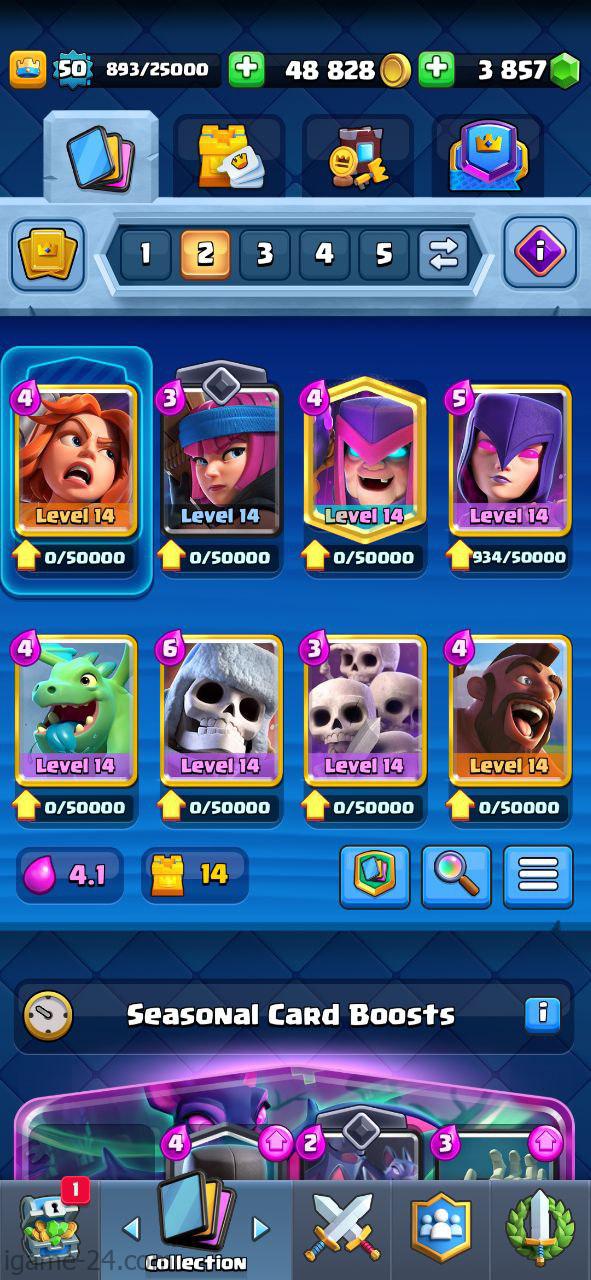 photo 2023 10 10 07 05 28 ROYALE LEVEL50 WITH 53MAXED CARD AND 4K GEMS