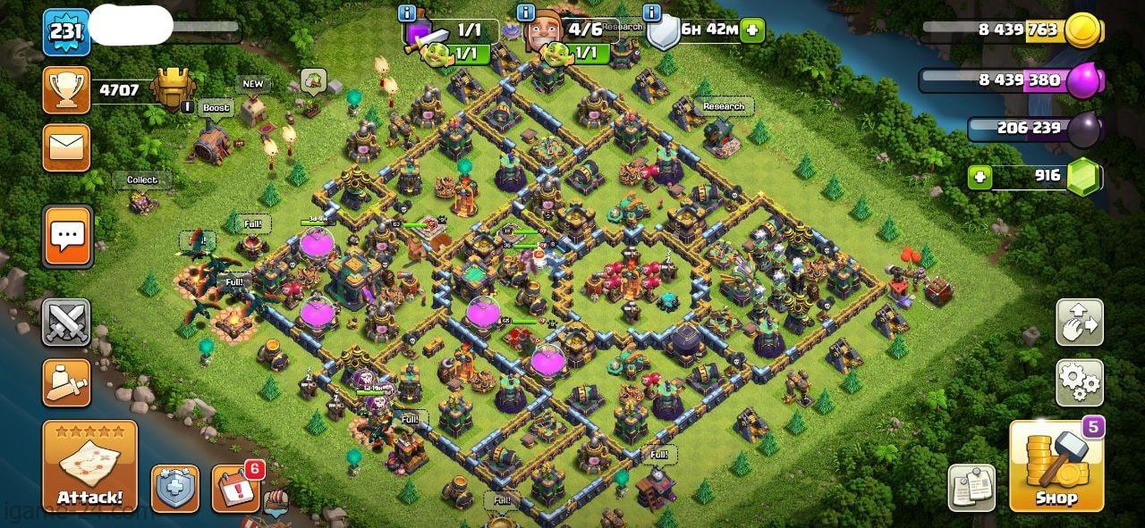 IMG ۲۰۲۳۱۱۰۳ ۱۳۴۴۰۰ min min COC TOWN HALL 14 NEAR FULLY MAX | LEVEL231 | KB63 AQ65 GW35 RC19
