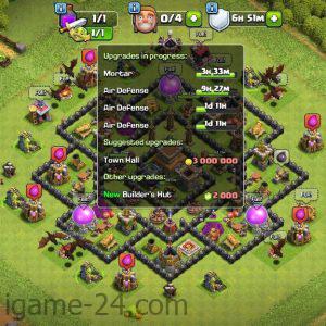 COC TOWN HALL 8 FULLY MAX | LEVEL65 | KB10