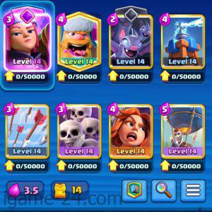ROYALE LEVEL44 WITH 26MAXED CARD