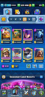 ROYALE LEVEL37 WITH 11MAXED CARD AND 529K GOLD
