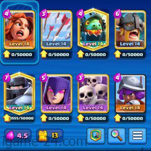 ROYALE LEVEL39 WITH 13MAXED CARD AND 393K GOLD