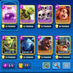 ROYALE LEVEL39 WITH 10MAXED CARD