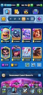ROYALE LEVEL40 WITH 12MAXED CARD