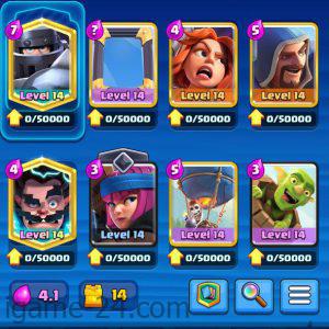 ROYALE LEVEL47 WITH 30MAXED CARD