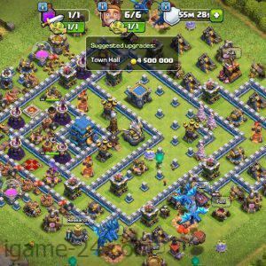 COC TOWN HALL 12 FULLY MAX WITH 2K GEMS | LEVEL162 | KB65 AQ65 GW40