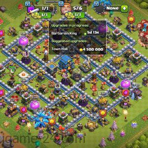 COC TOWN HALL 12 FULLY MAX WITH 2K GEMS | LEVEL165 | KB64 AQ65 GW40