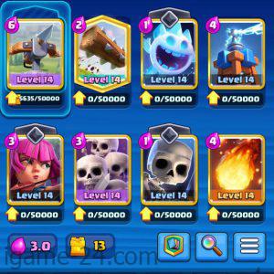 ROYALE LEVEL41 WITH 18MAXED CARD AND 428K GOLD