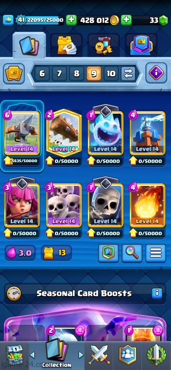 photo 2023 12 10 00 41 46 ROYALE LEVEL41 WITH 18MAXED CARD AND 428K GOLD