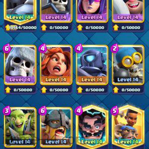 ROYALE LEVEL50 WITH 41MAXED CARD