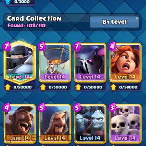 ROYALE LEVEL37 WITH 11MAXED CARD