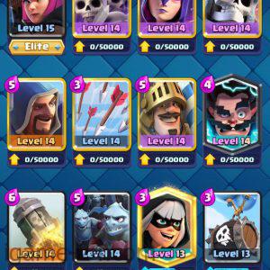 ROYALE LEVEL41 WITH 13MAXED CARD AND 1M GOLD