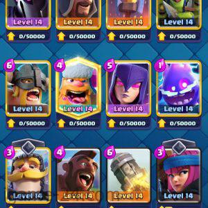 ROYALE LEVEL41 WITH 18MAXED CARD AND 67 EMOTE