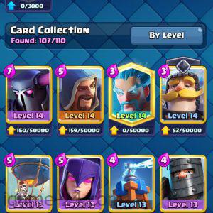 ROYALE LEVEL35 WITH 10MAXED CARD