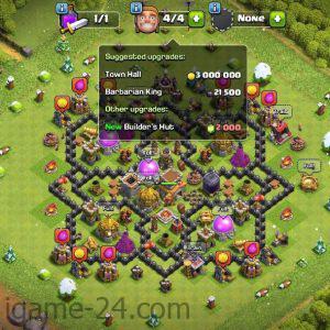 COC TOWN HALL 8 FULLY MAX | LEVEL66 | KB16