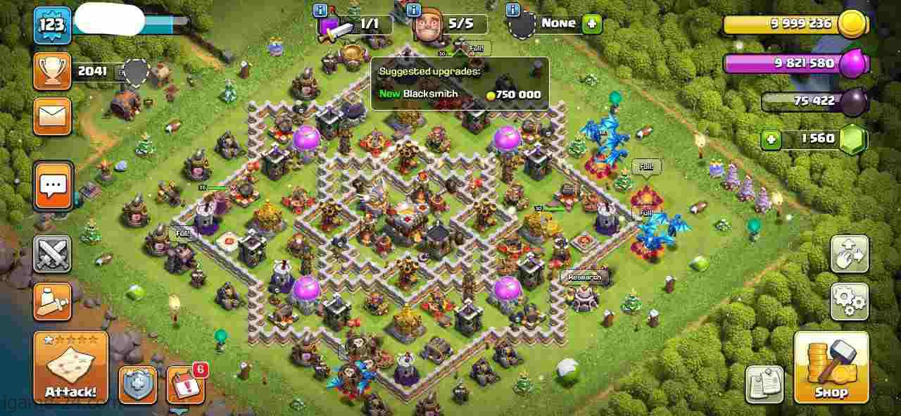 IMG ۲۰۲۴۰۱۱۵ ۲۲۴۷۱۲ min COC TOWN HALL 11 FULLY MAX | LEVEL123 | KB50 AQ50 GW20