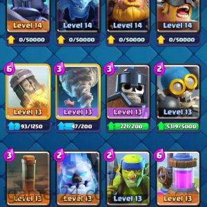 ROYALE LEVEL47 WITH 45MAXED CARD