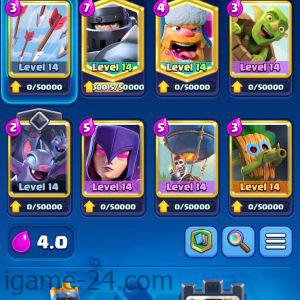 ROYALE LEVEL49 WITH 39MAXED CARD AND 136K GOLD