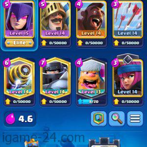 ROYALE LEVEL48 WITH 36MAXED CARD