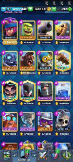 ROYALE LEVEL41 WITH 20MAXED CARD AND 681K GOLD