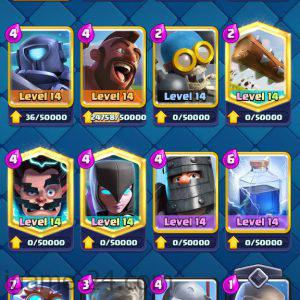 ROYALE LEVEL41 WITH 20MAXED CARD AND 681K GOLD