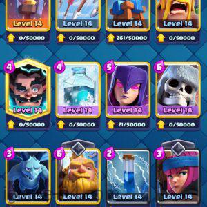 ROYALE LEVEL44 WITH 31MAXED CARD AND 1M GOLD