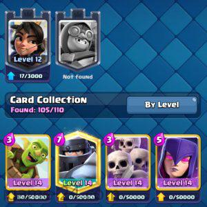 ROYALE LEVEL37 WITH 6MAXED CARD
