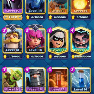 ROYALE LEVEL42 WITH 16MAXED CARD