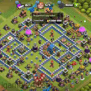 COC TOWN HALL 12 FULLY MAX WITH 2K GEMS | LEVEL166 | KB65 AQ65 GW40