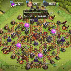 COC TOWN HALL 10 FULLY MAX WITH 2K GEMS | LEVEL98 | KB40 AQ40
