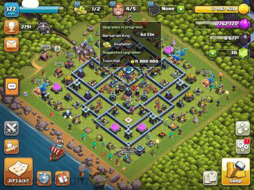 COC TOWN HALL 13 FULLY MAX | LEVEL177 | KB74 A75 GW50 RC25