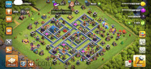 COC TOWN HALL 12 FULLY MAX WITH 3K GEMS | LEVEL140 | KB65 AQ65 GW40
