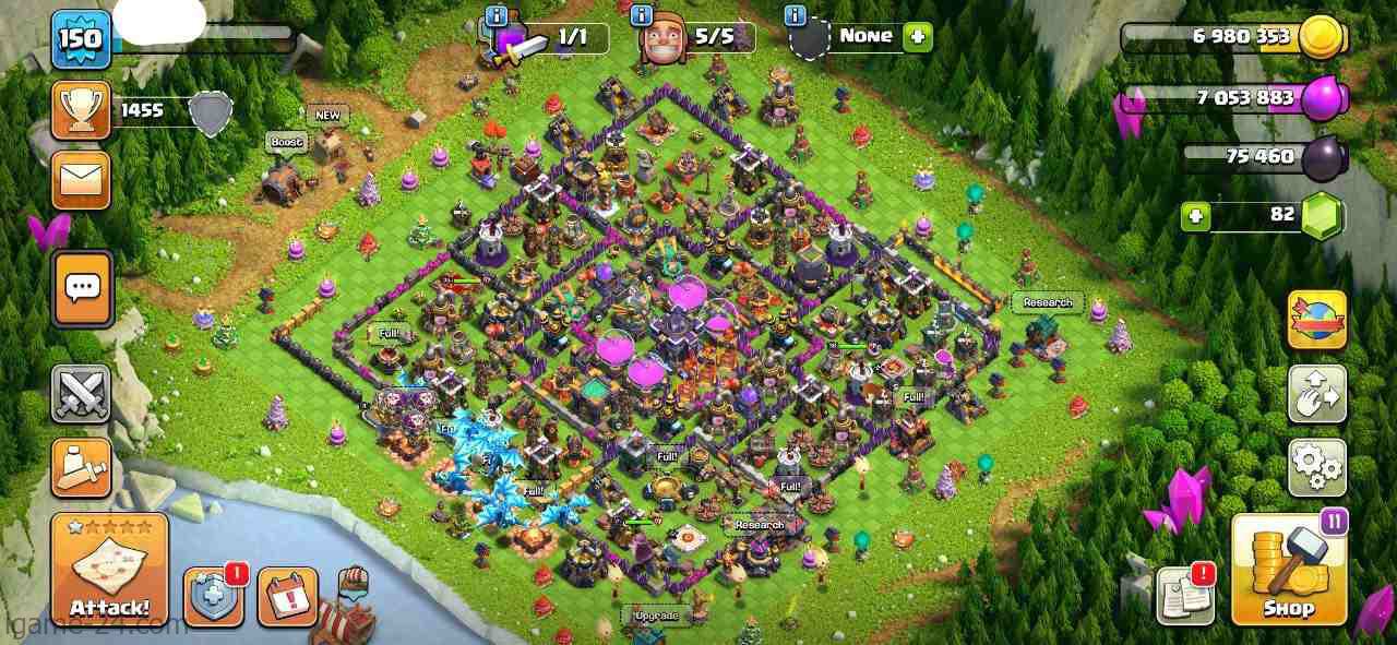 IMG ۲۰۲۴۰۴۲۴ ۱۰۴۸۲۹ min COC TOWN HALL 15 | LEVEL150 | KB38 AQ35 GW21 RC8
