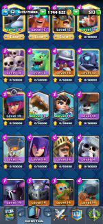 ROYALE LEVEL52 WITH 38MAXED CARD AND 1M GOLD